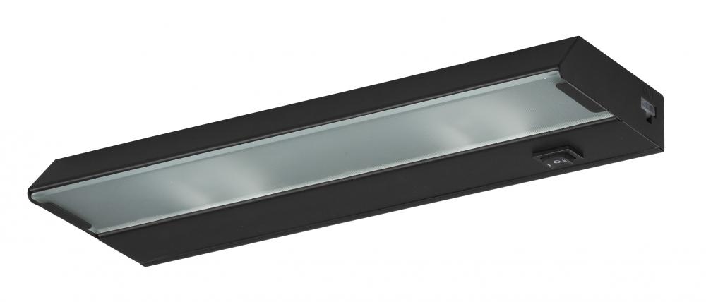 Three Light Oil Rubbed Bronze Frosted Glass Glass Undercabinet Strip