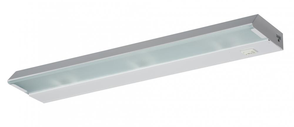 One Light Frosted Glass Glass Undercabinet Strip