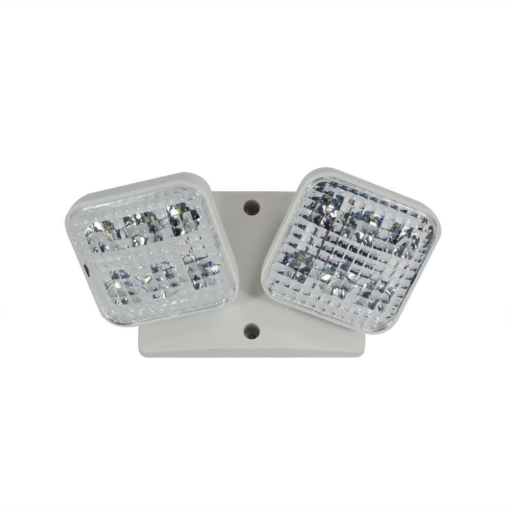 Emergency LED Single Square Head Remote, 2x 1W, 150lm, White