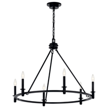 Kichler 52705BK - Chandelier 6Lt