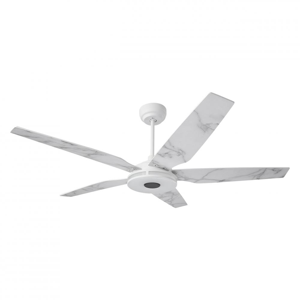 Explorer 56-inch Indoor/Outdoor Smart Ceiling Fan, Dimmable LED Light Kit & Remote Co