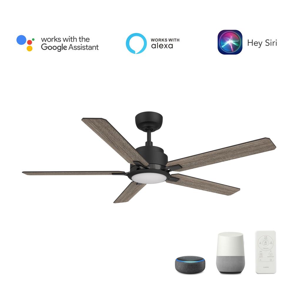 Espear 60-inch Smart Ceiling Fan with Romote, Light Kit Included, Works with Google Assistant, Amazo