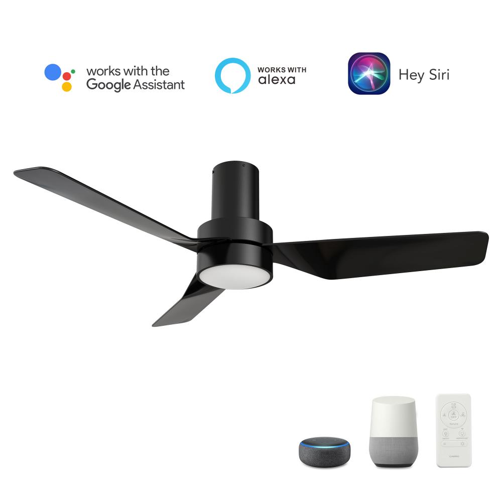 Porter 44'' Smart Ceiling Fan with Remote, Light Kit Included?Works with Google Assistant an