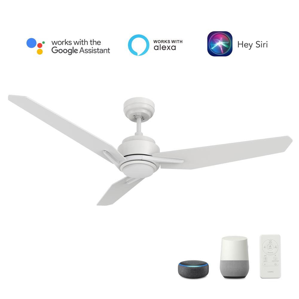 Tracer 48'' Smart Ceiling Fan with Remote, Light Kit Included?Works with Google Assistant an