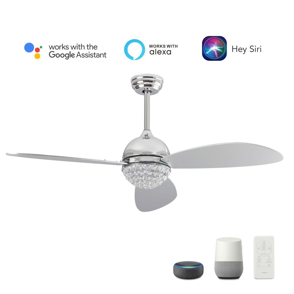 Coren 48'' Smart Ceiling Fan with Remote, Light Kit Included?Works with Google Assistant and