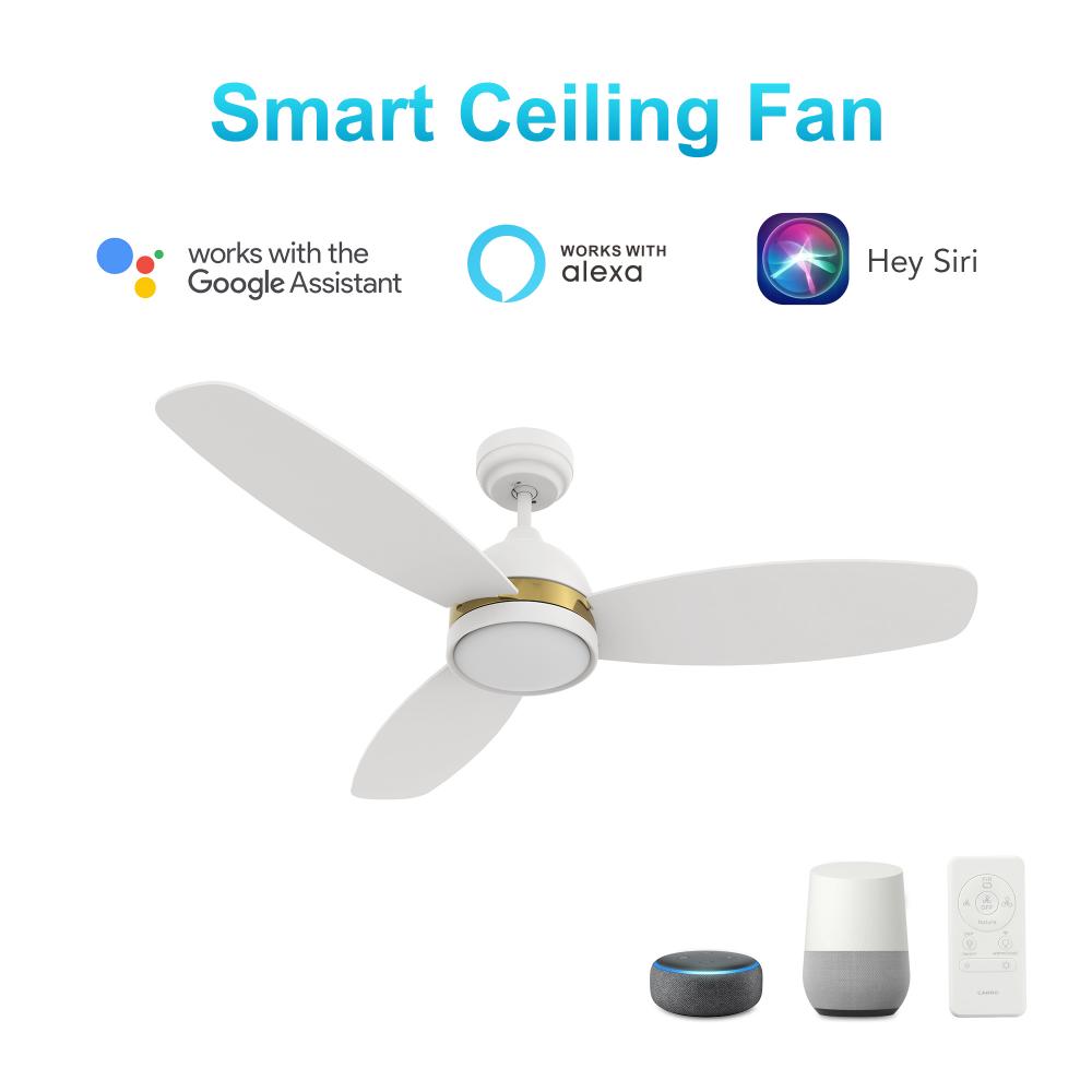 Fremont 48'' Smart Ceiling Fan with Remote, Light Kit Included?Works with Google Assistant a