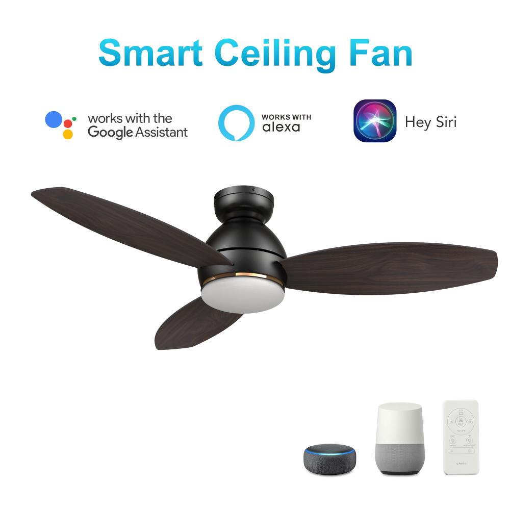 Hobart 48'' Smart Ceiling Fan with Remote, Light Kit Included?Works with Google Assistant an