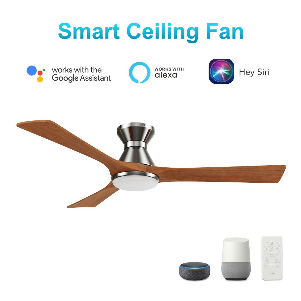 Nicolet 52'' Smart Ceiling Fan with Remote, Light Kit Included?Works with Google Assistant a