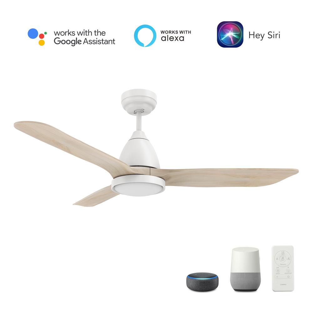 Garrick 52'' Smart Ceiling Fan with Remote, Light Kit Included?Works with Google Assistant a