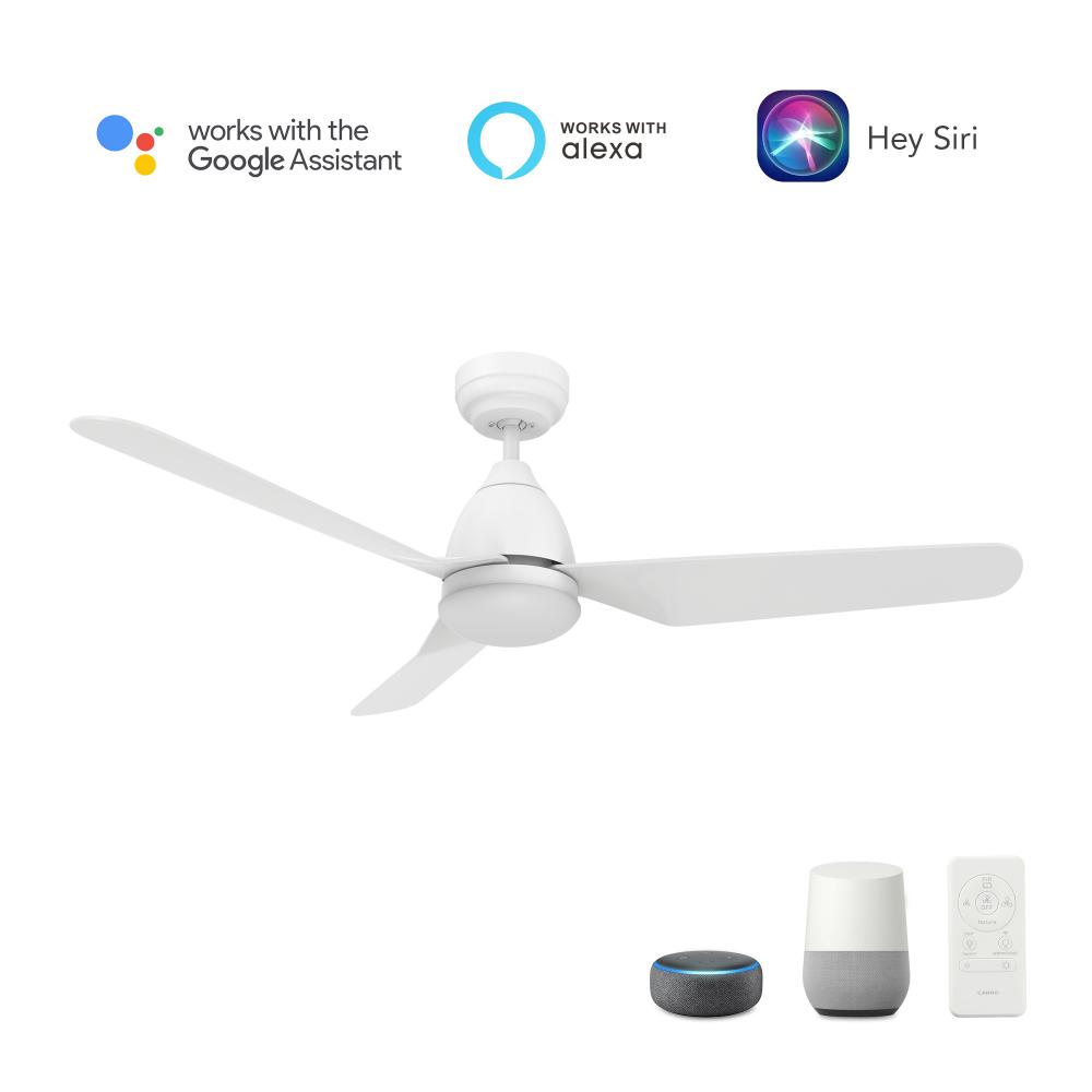 Toulon 52'' Smart Ceiling Fan with Remote, Light Kit Included?Works with Google Assistant an