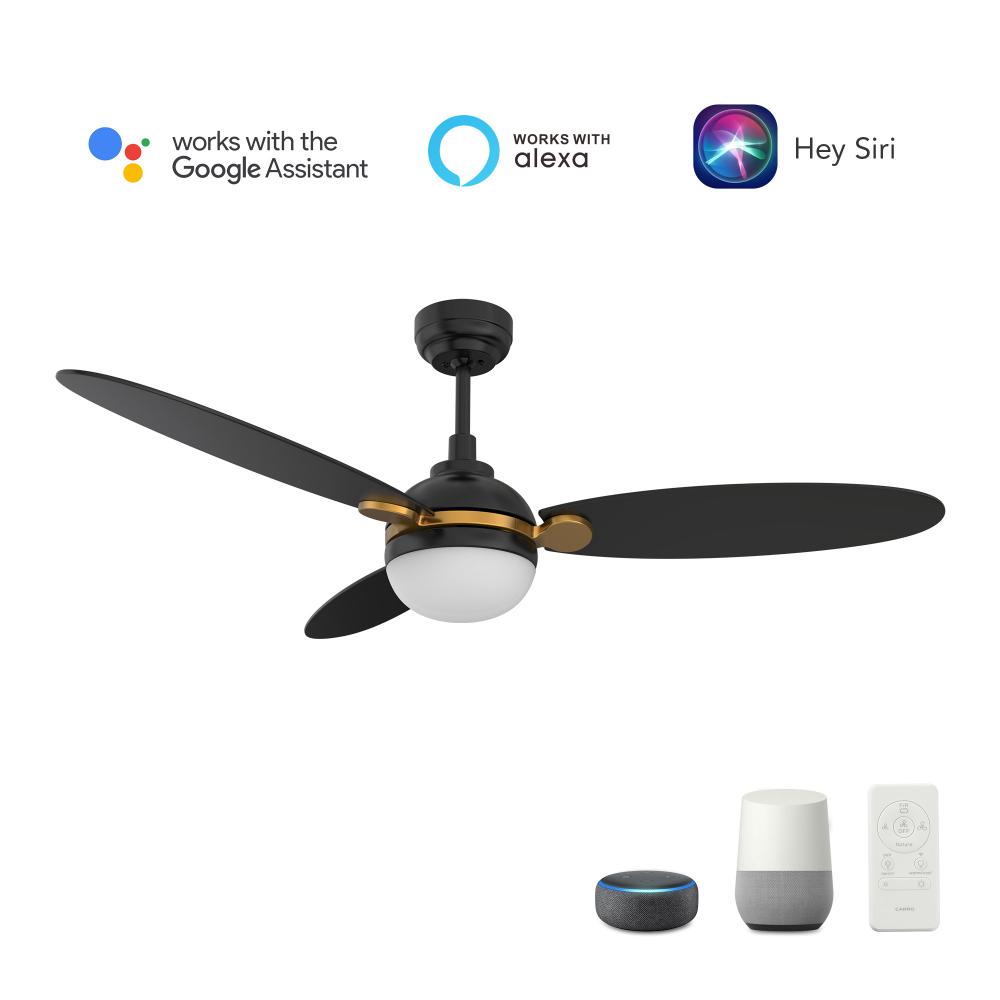 Pearla 52'' Smart Ceiling Fan with Remote, Light Kit Included?Works with Google Assistant an