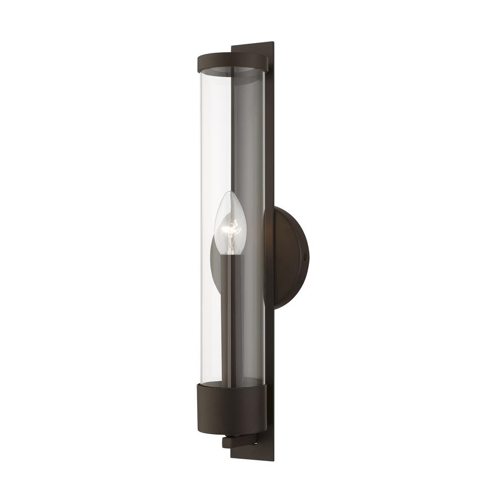 1 Light Bronze Tall ADA Single Sconce