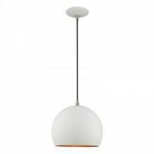 Livex Lighting 41181-03 - 1 Lt White Mini Pendant