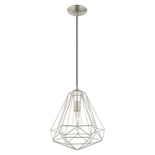 Livex Lighting 41324-91 - 1 Lt Brushed Nickel Mini Pendant