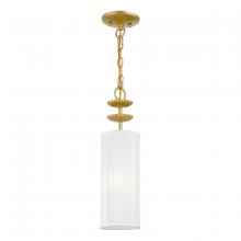 Livex Lighting 42981-33 - 1 Light Soft Gold Mini Pendant