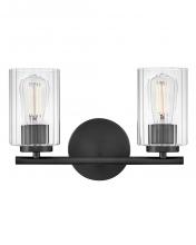 Lark 85582BK - Small Two Light Vanity