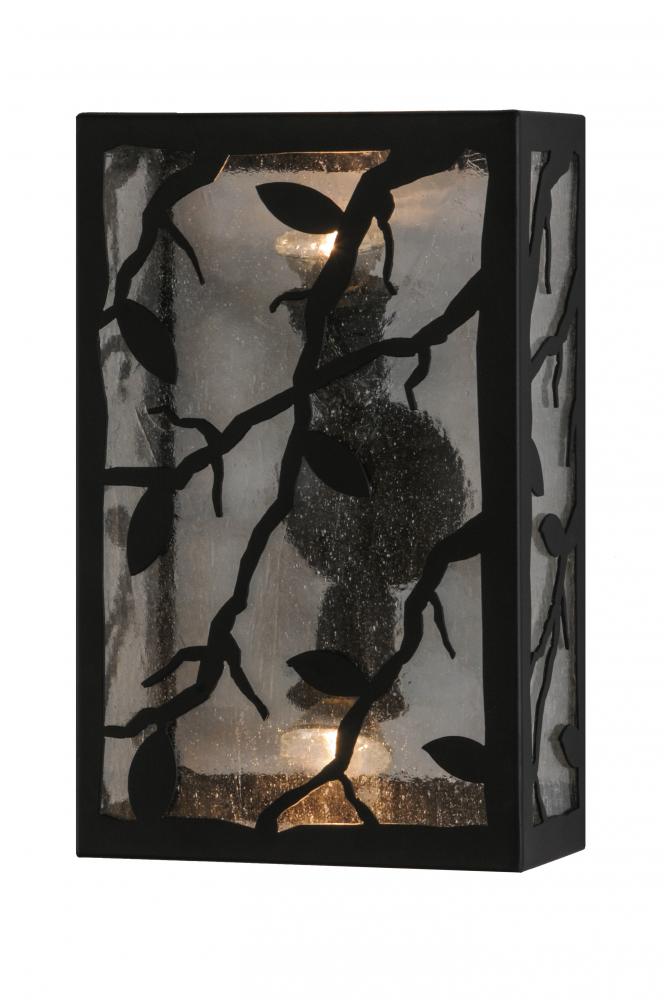 10"W Branches with Leaves Wall Sconce