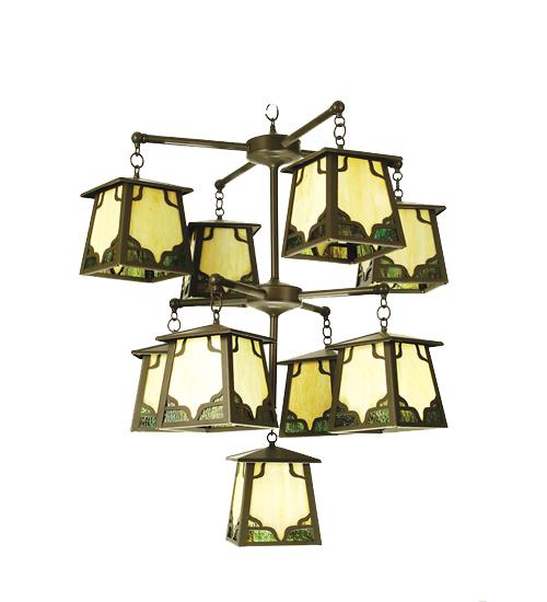 36"Wide Kirkpatrick Stillwater 9 Light Chandelier