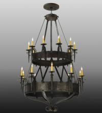 Meyda Blue 129518 - 45"W Costello 20 LT Two Tier Chandelier