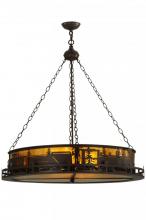 Meyda Blue 138263 - 36.25"W Train Inverted Pendant