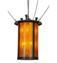 Meyda Blue 148852 - 24"W Fulton Prime W/Uplights Lantern Pendant