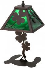 Meyda Blue 156586 - 14.5"H Shamrock Accent Lamp