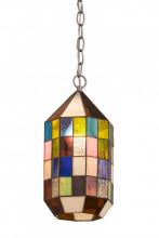 Meyda Blue 189619 - 6" Wide Meyer Lantern Mini Pendant