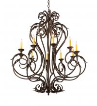 Meyda Blue 210727 - 42" Wide Josephine 10 Light Chandelier