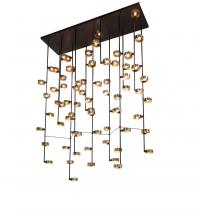 Meyda Blue 223457 - 122" Long Pux Cascading Chandelier