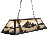 Meyda Blue 228717 - 48" Long Mountain Range Oblong Pendant