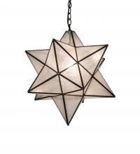 Meyda Blue 231949 - 18" Wide Moravian Star Pendant