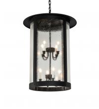 Meyda Blue 237415 - 24" Wide Fulton Hanging Lantern Pendant