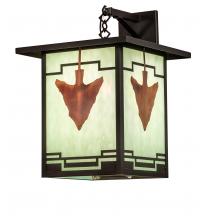 Meyda Blue 239207 - 14" Square Hyde Park Arrowhead Wall Sconce