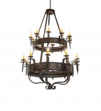 Meyda Blue 243889 - 48" Wide Costello 20 Light Two Tier Chandelier