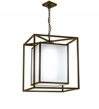 Meyda Blue 244719 - 24" Square Kitzi Box Pendant