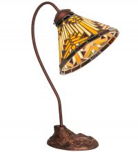 Meyda Blue 247794 - 18" High Nuevo Mission Desk Lamp