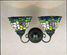 Meyda Blue 31121 - 18" Wide Rosebush 2 Light Wall Sconce