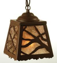 Meyda Blue 50939 - 6" Square Branches Mini Pendant