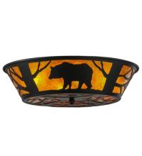 Meyda Blue 66209 - 22.5"W Bear on the Loose Flushmount