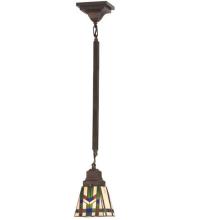 Meyda Blue 82481 - 5"Sq Prairie Wheat Mini Pendant