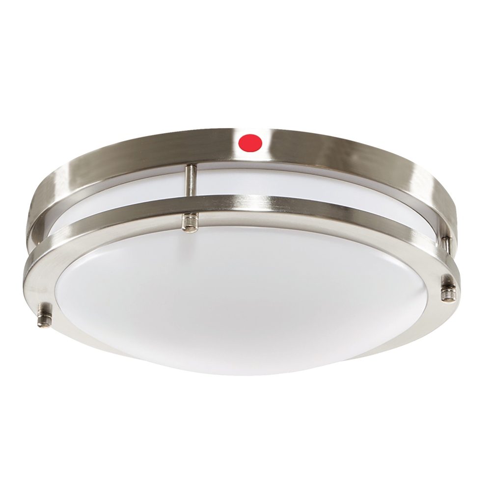 LED12"FLUSH/CHROME/5CCT/EMR