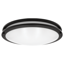 Luxrite LR23294 - LED18"FLUSH/DR/BLK/5CCT/D