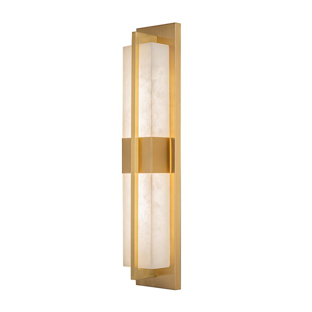 Briana Integrated LED Wall Sconce, Brushed Brass