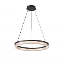 Artcraft AC6832BK - Ari Integrated LED Pendant 20", Black