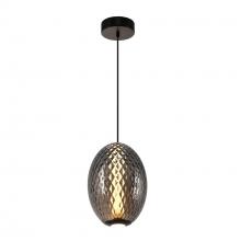 Artcraft AC6941SM - Celeste Integrated LED Pendant 10", Smoke with Diamond Glassware