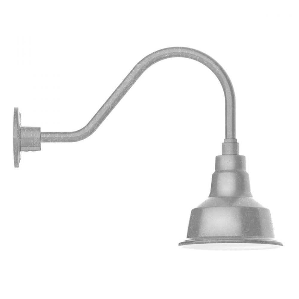 Warehouse 8" gooseneck wall light