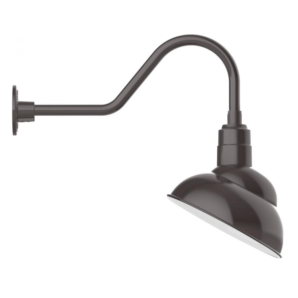 Emblem 12" gooseneck wall light