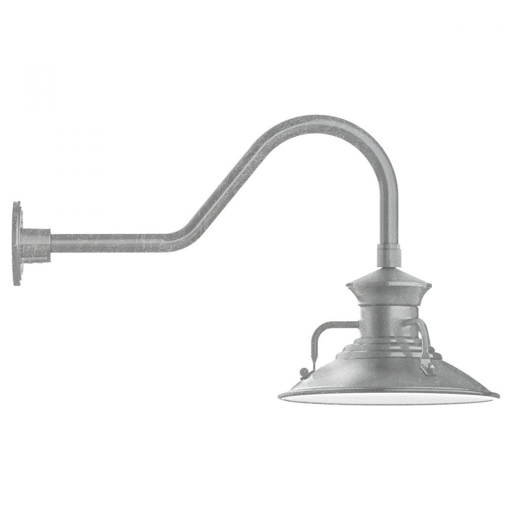 Homestead 12" gooseneck wall light