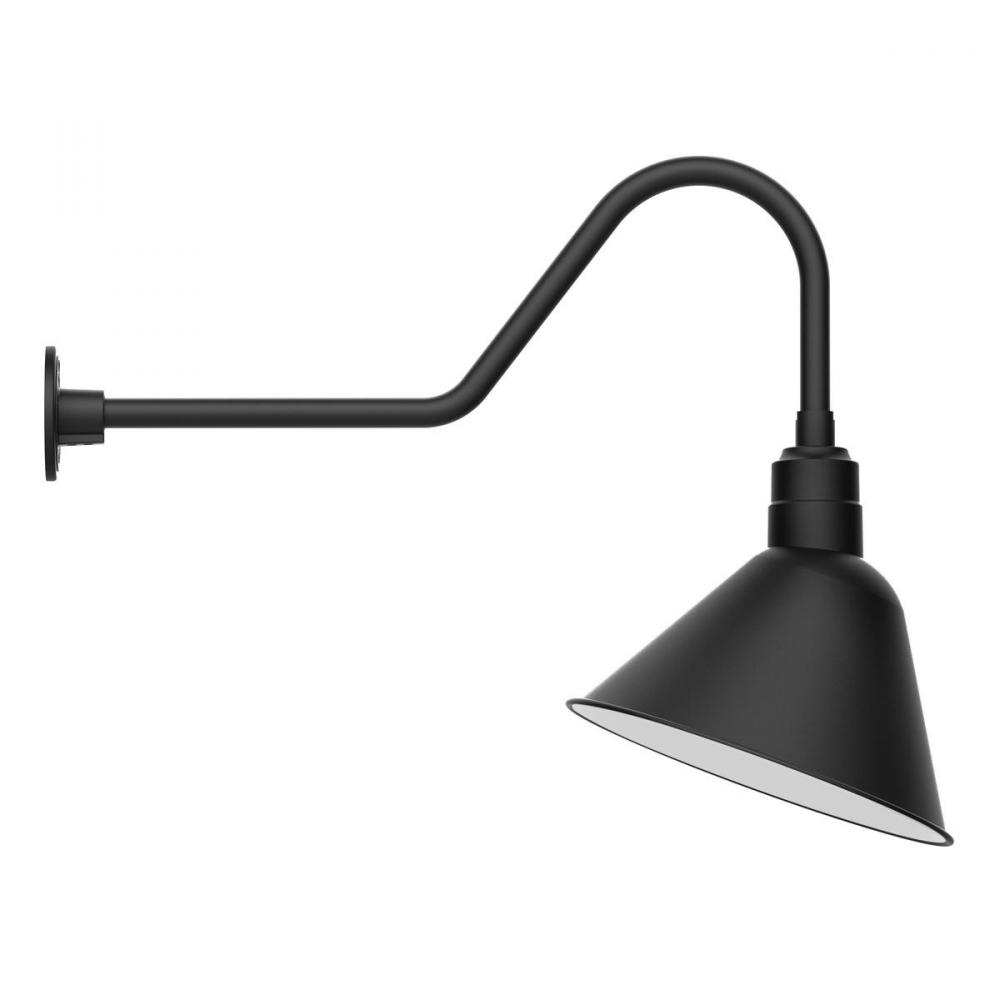 Angle 14" gooseneck wall light