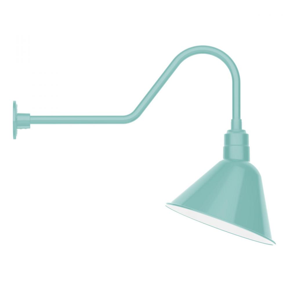 Angle 14" gooseneck wall light